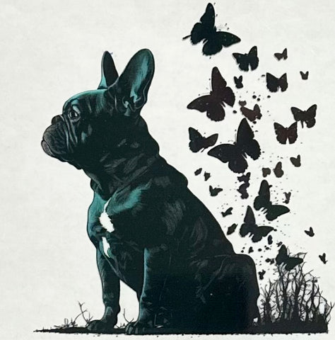 Dog & Butterflies