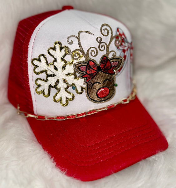 Boujee Trucker Hats~Christmas/Reindeer