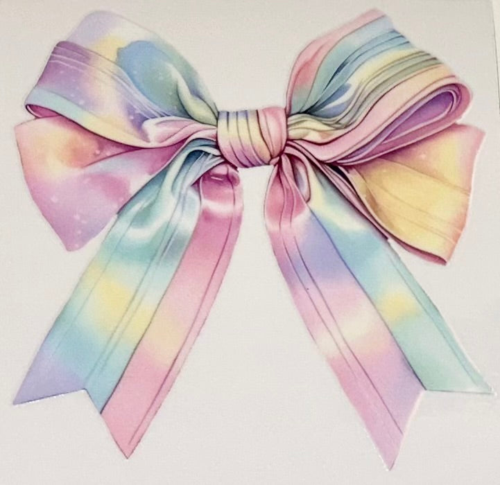Bow~Full Color Tie Dye