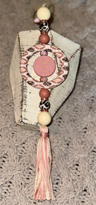 Faith Over Fear Rear View Mirror Car Charm