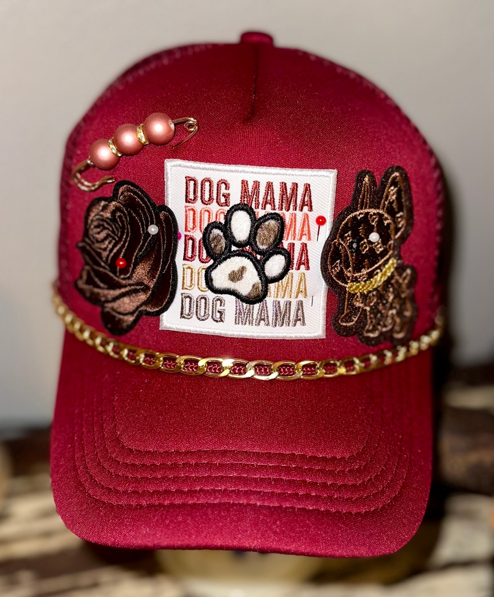 Boujee Trucker Hats~Dog Mama