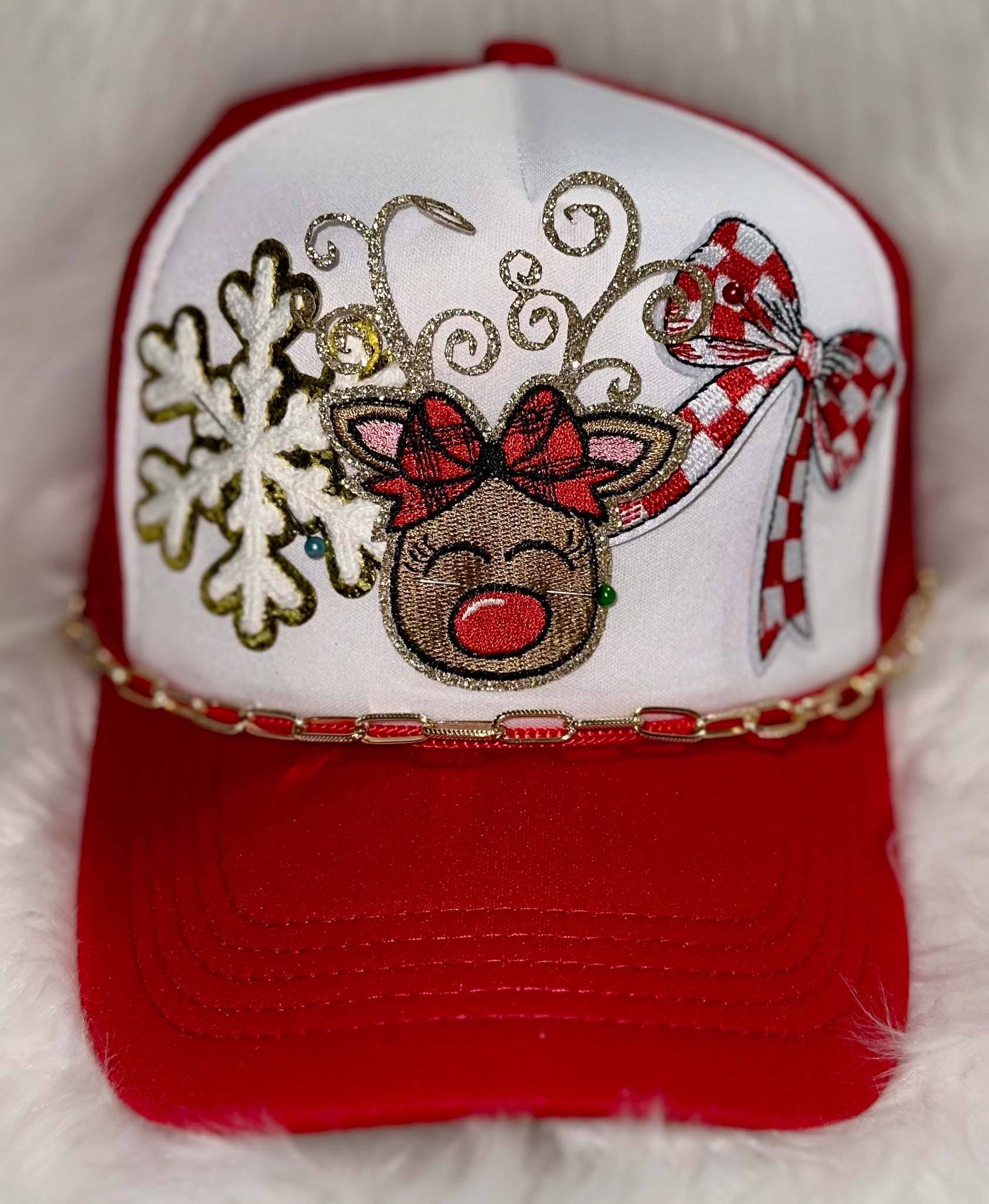 Boujee Trucker Hats~Christmas/Reindeer