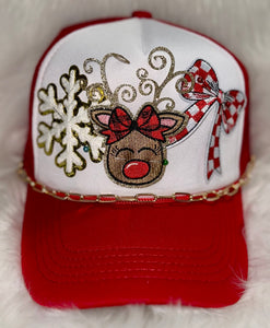 Boujee Trucker Hats~Christmas/Reindeer