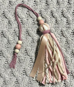 Pink Tassel Bookmark