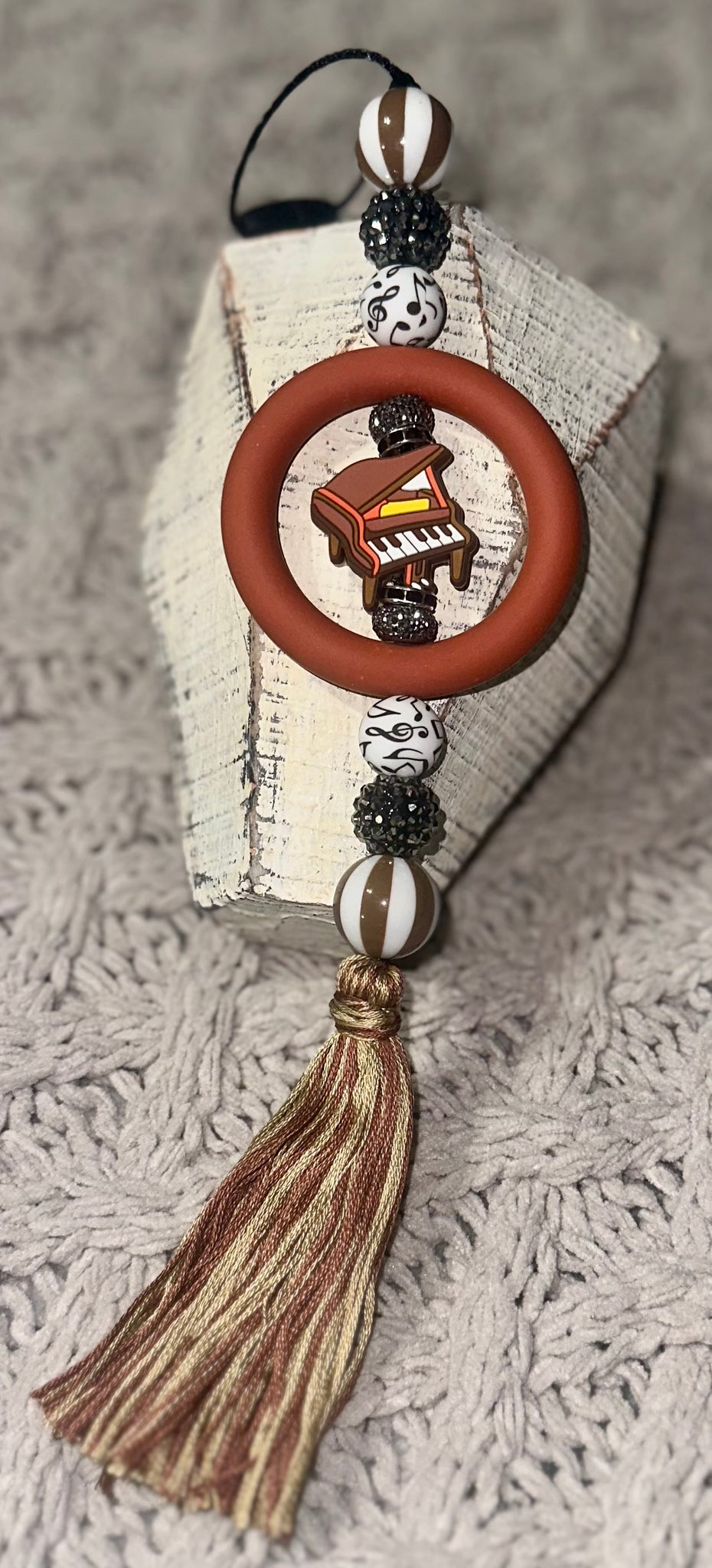 Piano/Music Rear View Mirror Car Charm