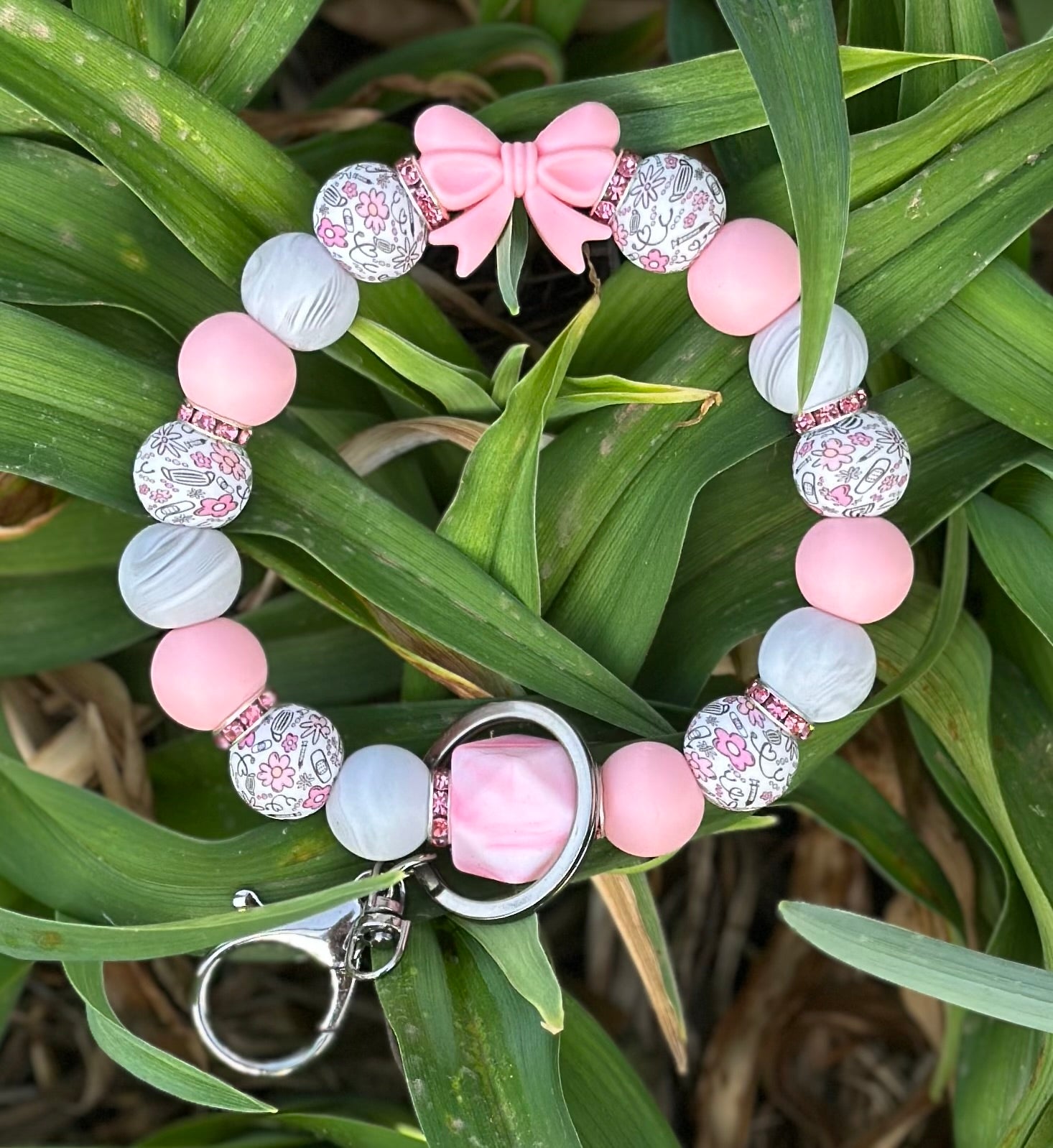 Spring/Summer Nurse Wristlet KeyChain
