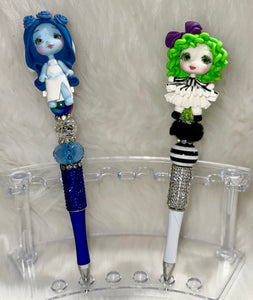 Fancy Doll Beaded Pen