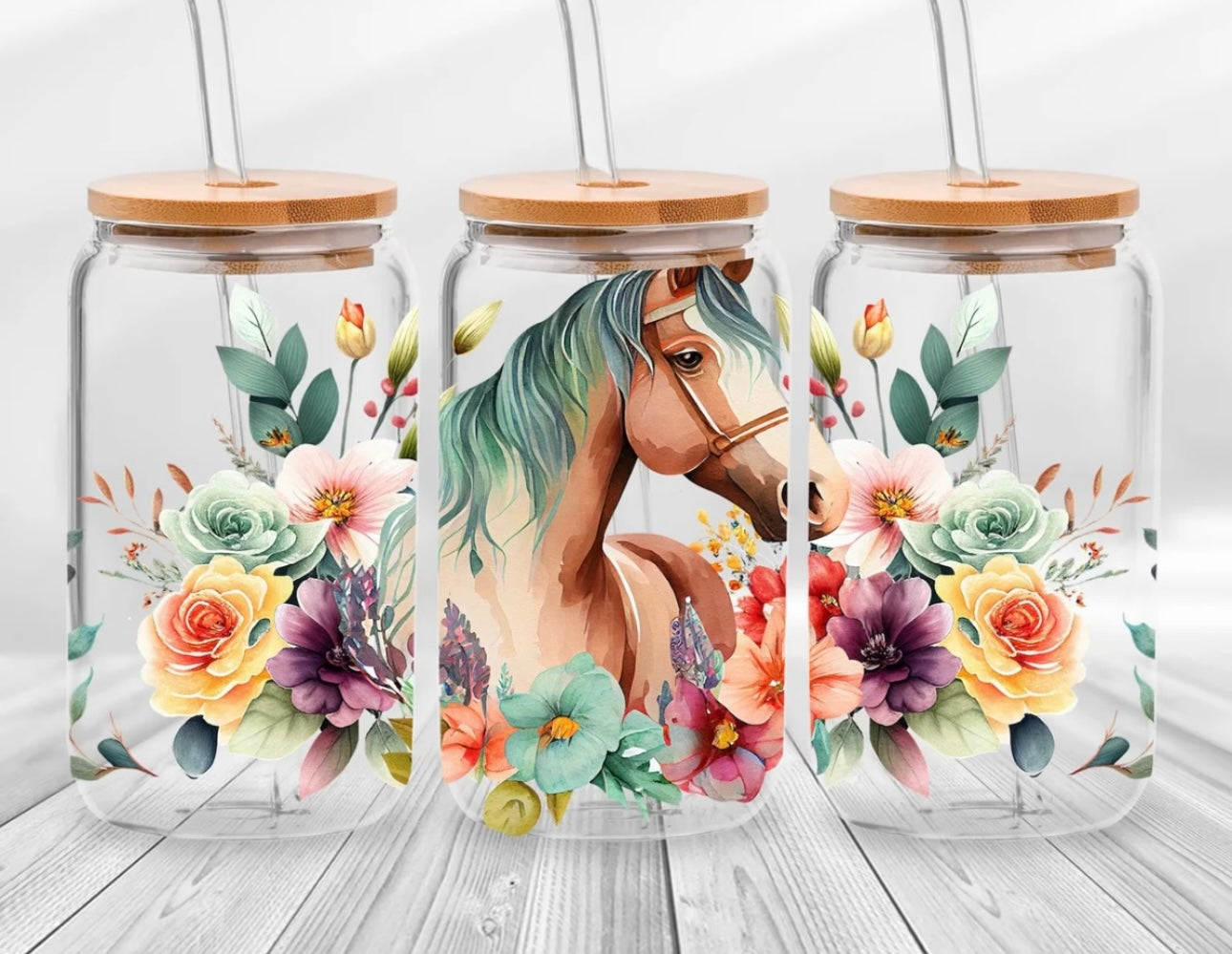 Horse/Floral