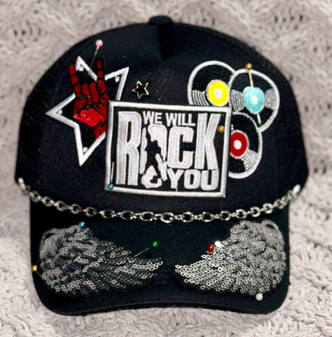 Boujee Trucker Hats~We Will Rock You