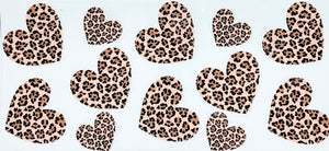 Cheetah Print Hearts