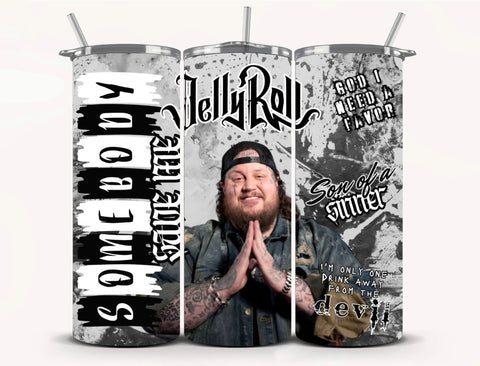 20 oz Tumbler~Jelly Roll