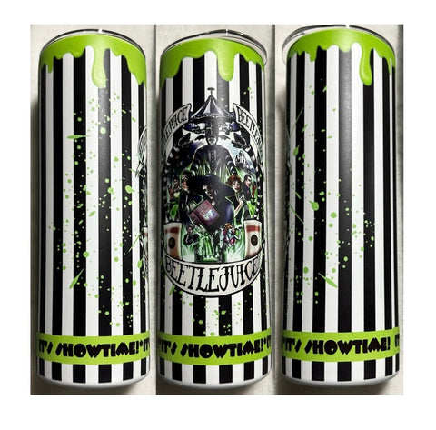 20 oz Tumbler~GLOW Beetlejuice