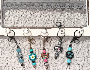 Beaded Key Chain Bar(s) (One)  Chosen on LIVE!