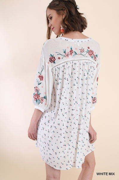 Sweet Boho Floral Dress