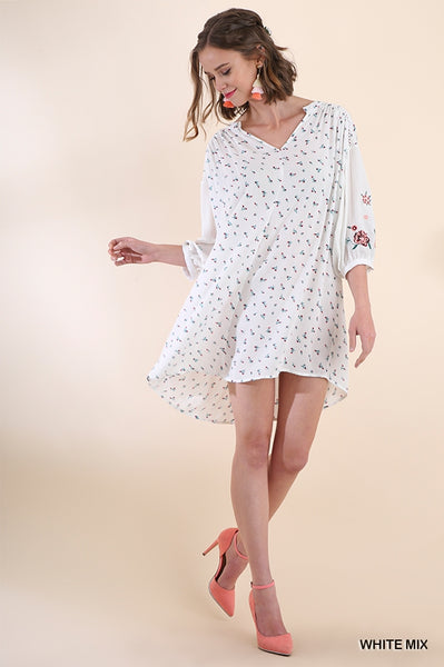 Sweet Boho Floral Dress