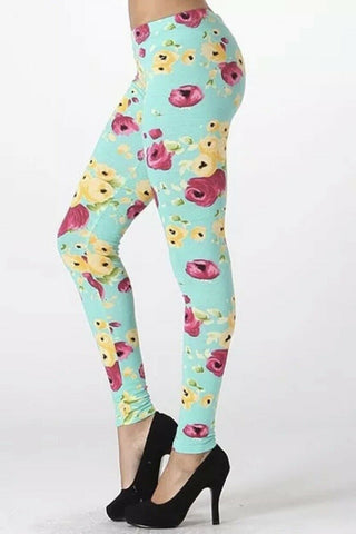 Hop To It Floral Leggings